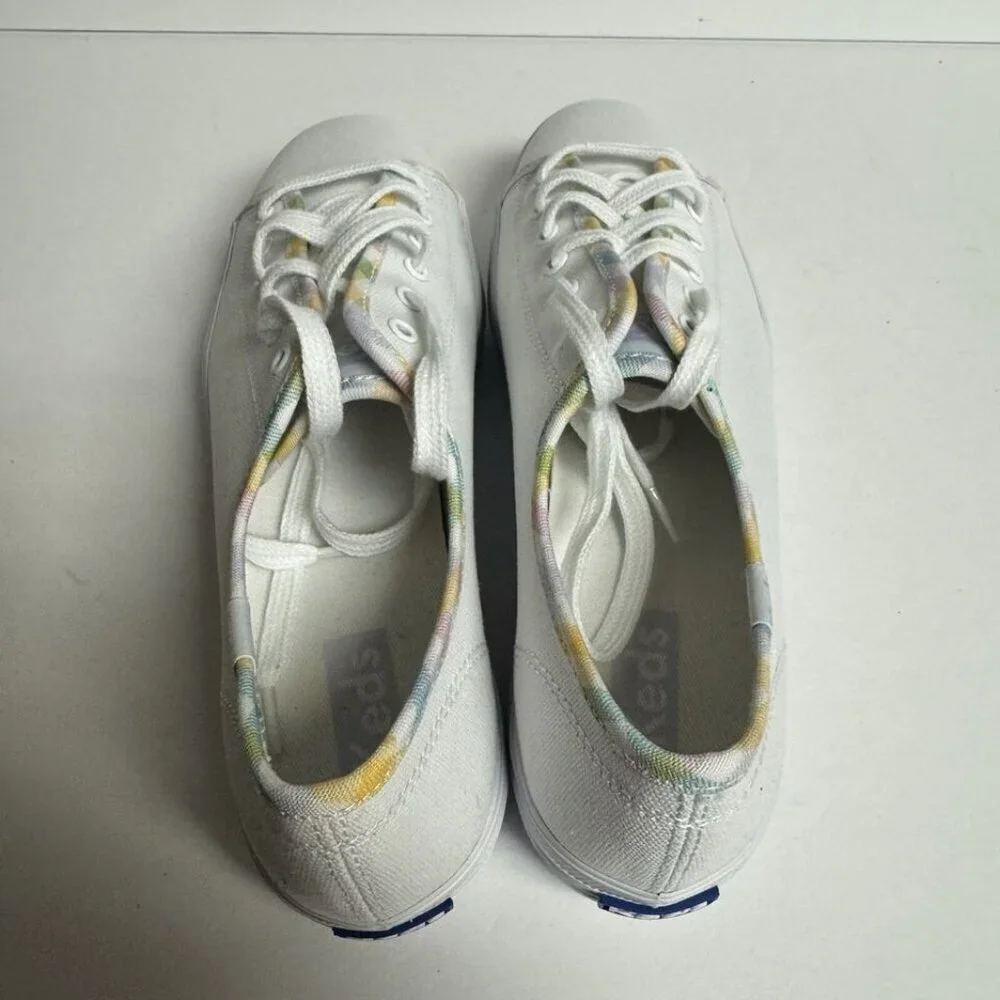 Keds Womens Kickback Canvas Sneaker White Size 7 M